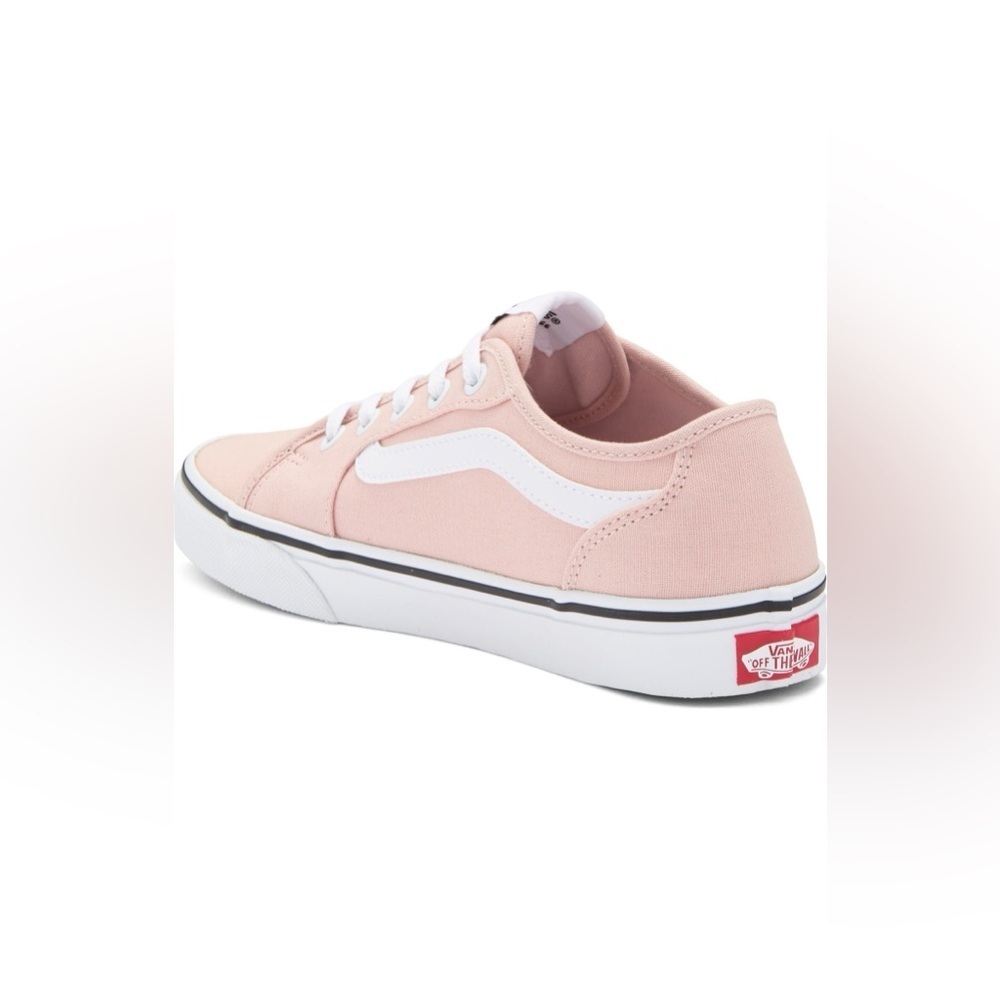 Vans Women's Light Pink Canvas Sneakers - Picture 2 of 5